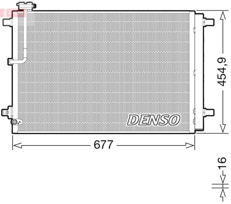 DENSO Kondensator, Klimaanlage