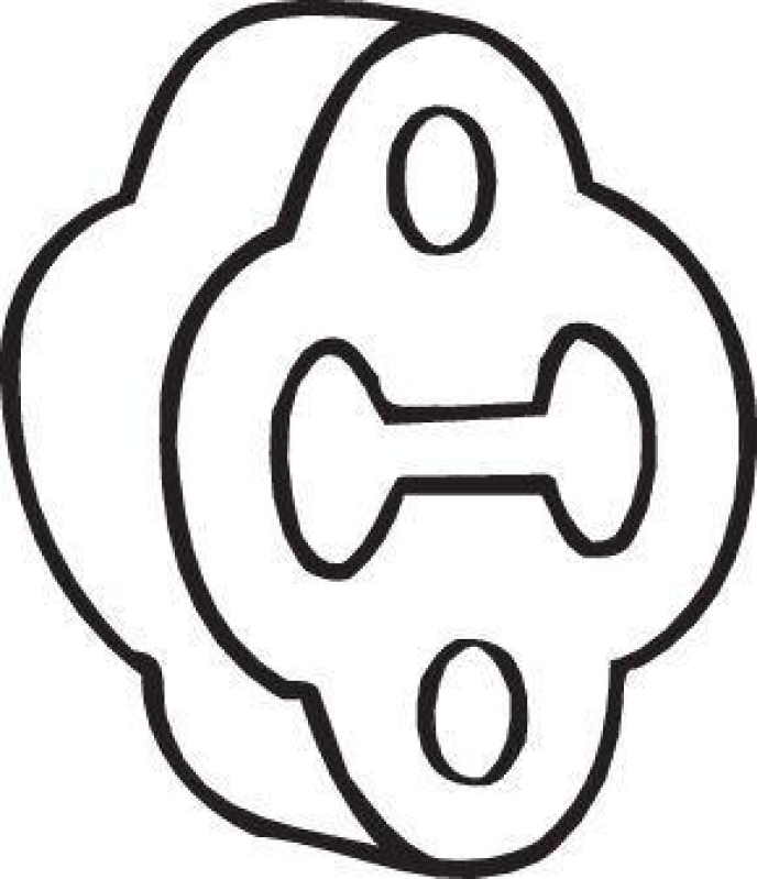 BOSAL Rubber Strip, exhaust system