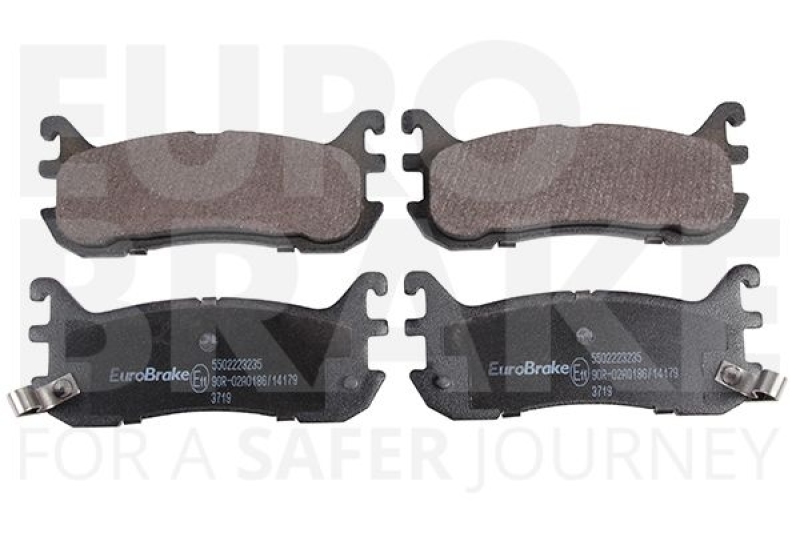 EUROBRAKE Brake Pad Set, disc brake