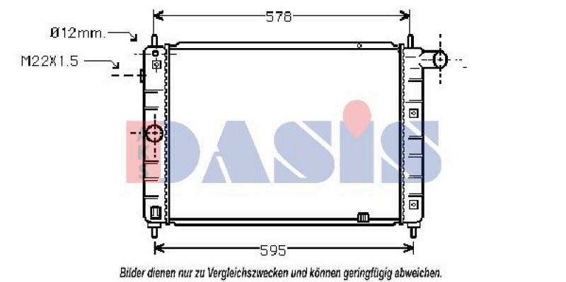 AKS DASIS Kühler, Motorkühlung