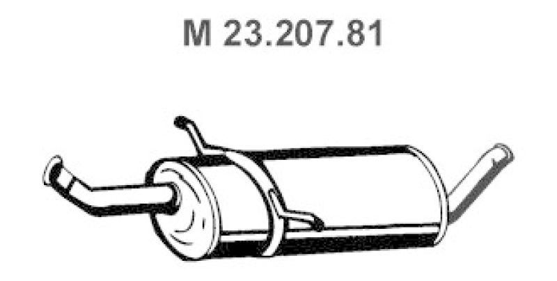 EBERSPÄCHER Mittelschalldämpfer