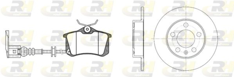ROADHOUSE Brake Set, disc brake Dual Kit