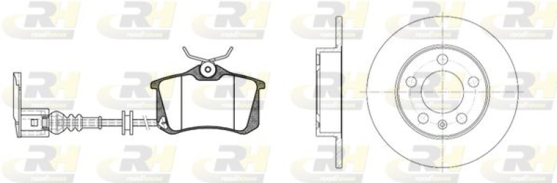 ROADHOUSE Bremsensatz, Scheibenbremse Dual Kit