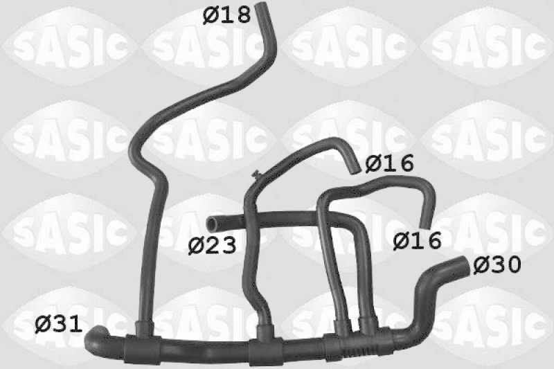 SASIC Radiator Hose