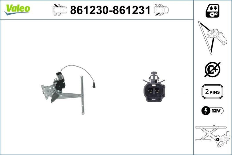 VALEO Fensterheber 861230