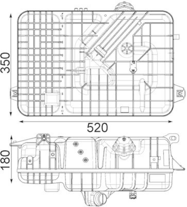 MAHLE Expansion Tank, coolant PREMIUM LINE