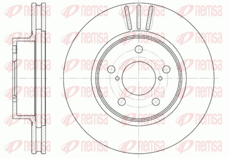 2x KAWE Brake Disc