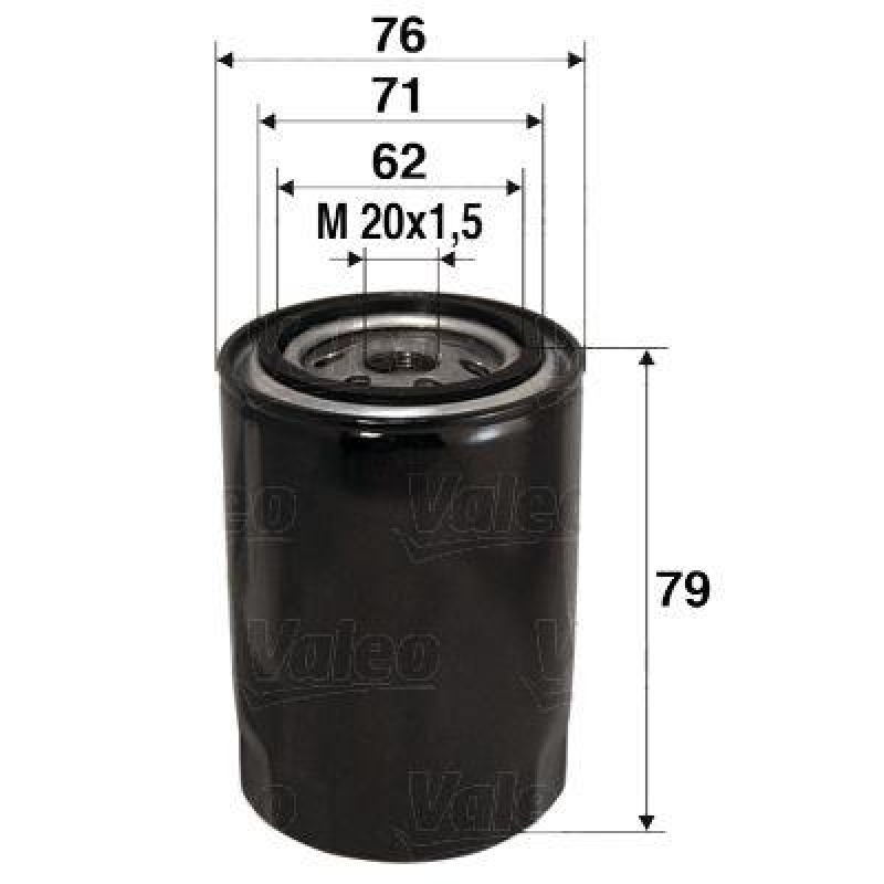VALEO Ölfilter 586037