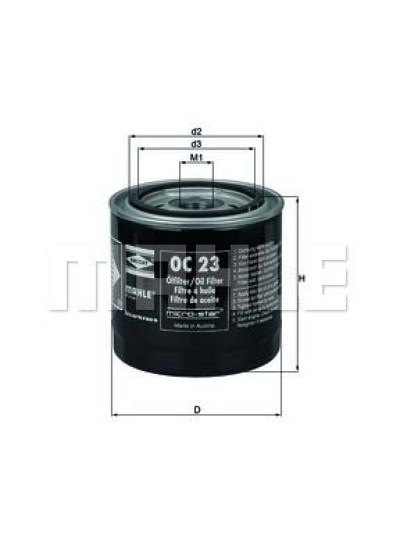 MAHLE Oil Filter