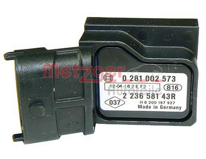 METZGER Sensor, boost pressure genuine