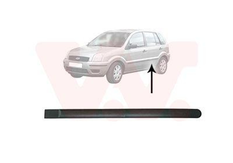 VAN WEZEL Trim/Protective Strip, door