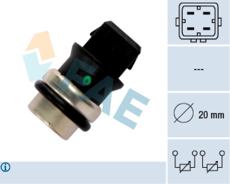 FAE Sensor, Kühlmitteltemperatur