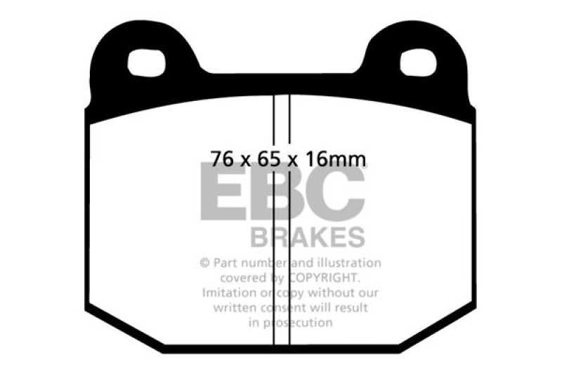 EBC Brakes Brake Pad Set, disc brake