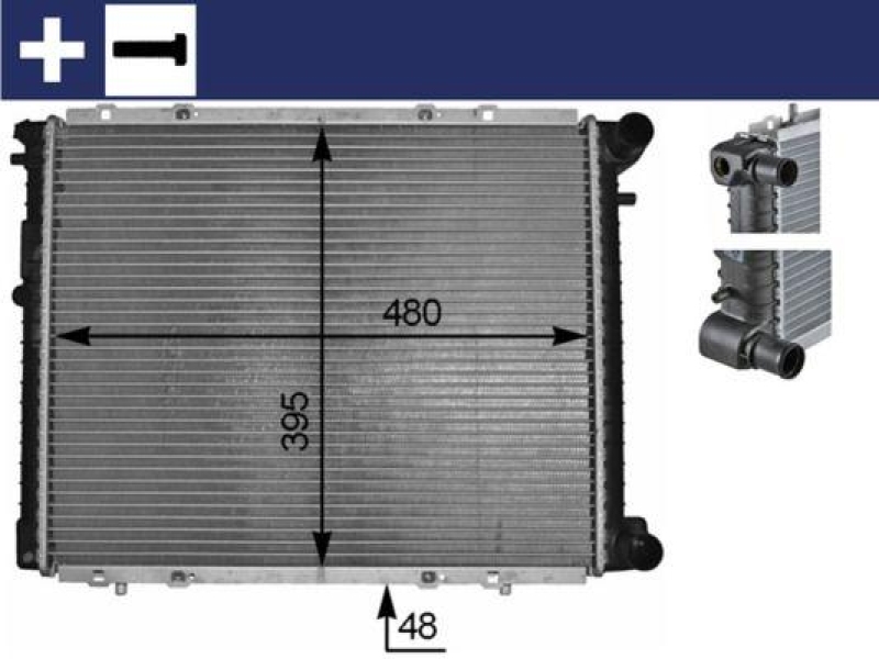 MAHLE Radiator, engine cooling BEHR