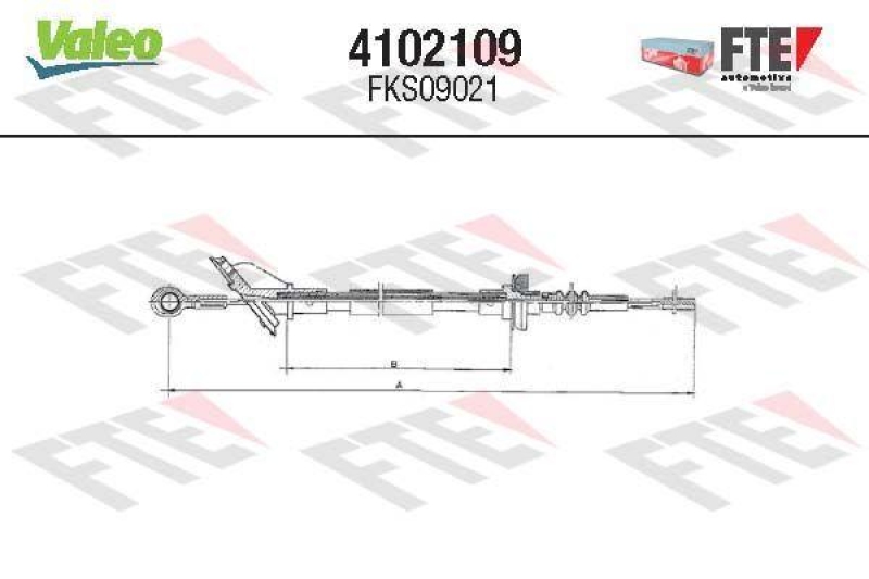 VALEO Seilzug, Kupplungsbetätigung FTE CLUTCH ACTUATION