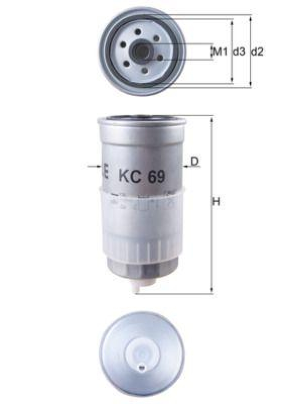 KNECHT Fuel Filter