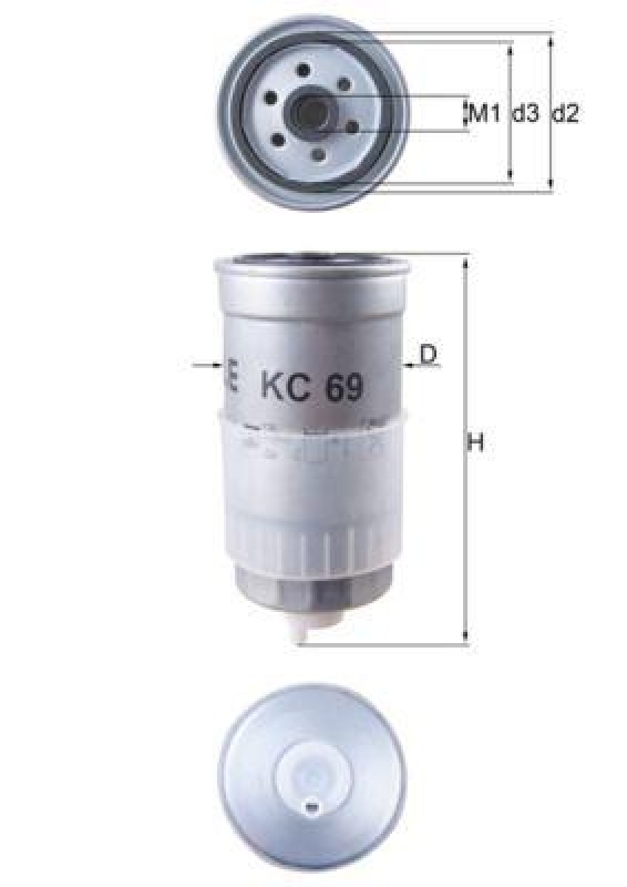 KNECHT Kraftstofffilter