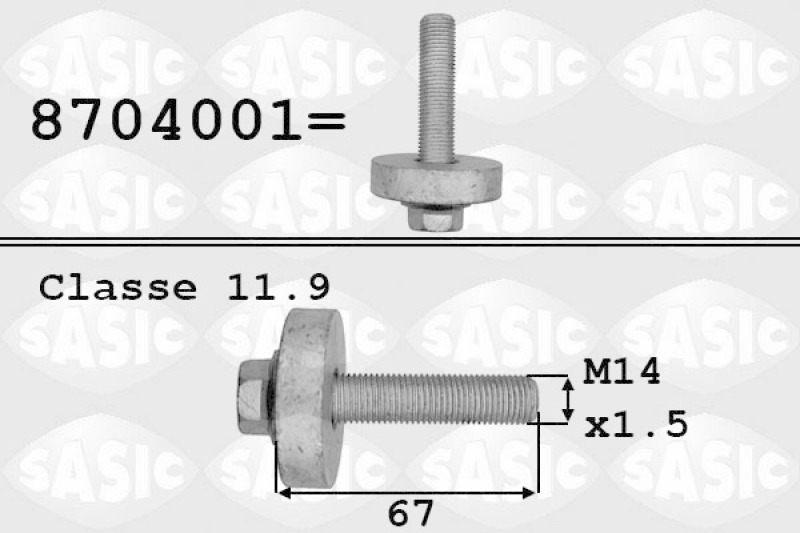 SASIC Riemenscheibenschraube