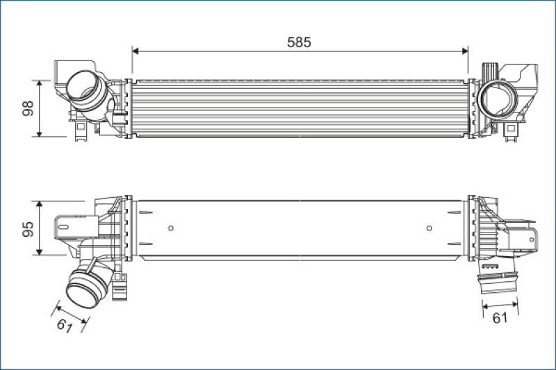 VALEO Ladeluftk&uuml;hler 822932