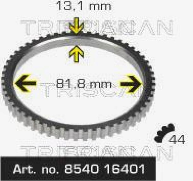 TRISCAN Sensorring, ABS 8540 16401