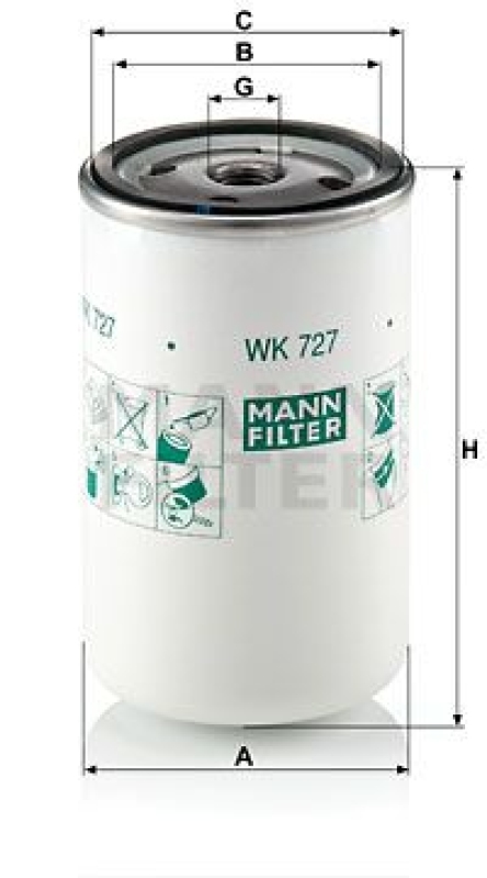 MANN-FILTER Kraftstofffilter