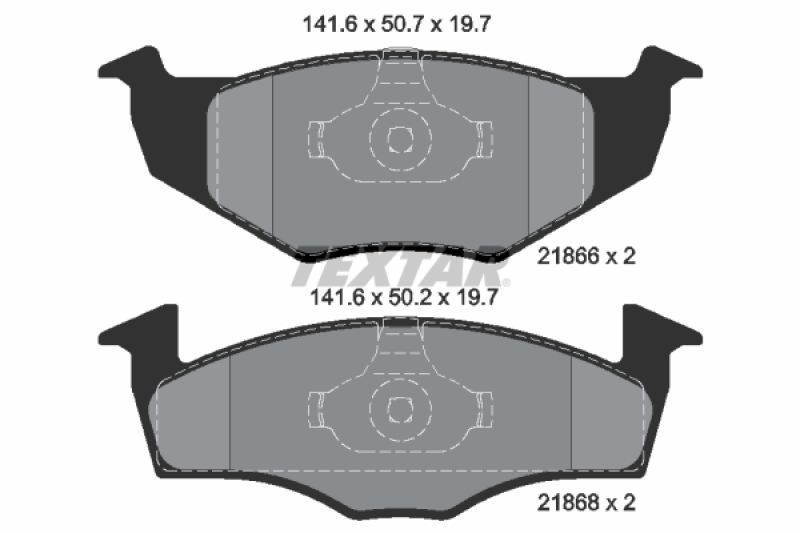 TEXTAR Bremsbelagsatz, Scheibenbremse Q+ 2186603