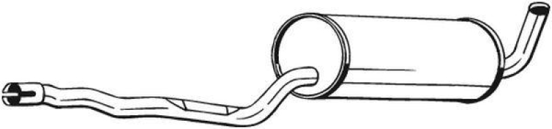 BOSAL Mittelschalld&auml;mpfer 285-943