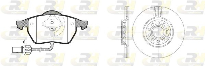 ROADHOUSE Bremsensatz, Scheibenbremse Dual Kit