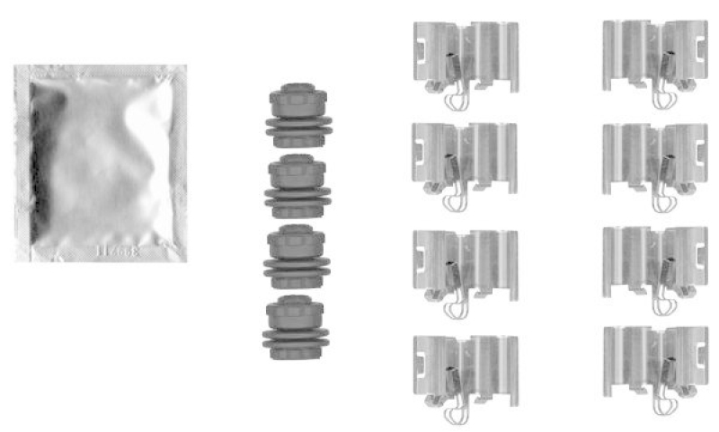 HELLA Zubeh&ouml;rsatz, Scheibenbremsbelag