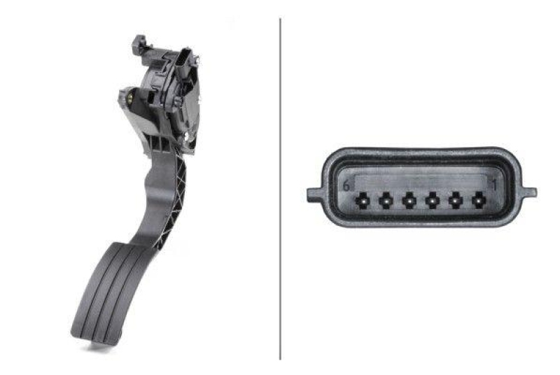 HELLA Sensor, Fahrpedalstellung 6PV 009 978-711