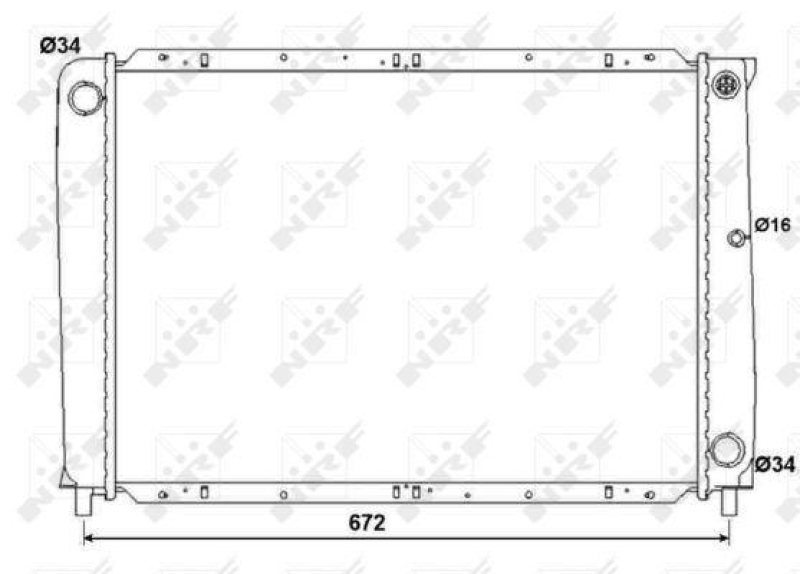 NRF Radiator, engine cooling