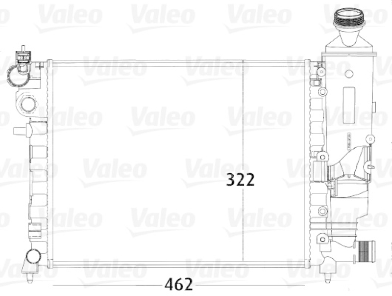 VALEO Radiator, engine cooling