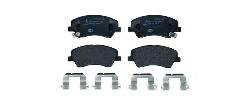 HELLA Bremsbelagsatz, Scheibenbremse 8DB 355 036-501