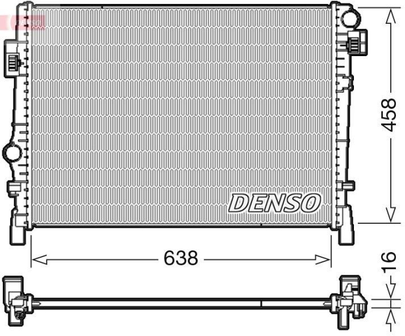 DENSO Radiator, engine cooling