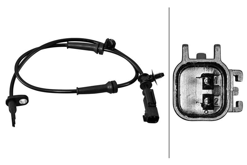 HELLA Sensor, Raddrehzahl 6PU 358 217-191