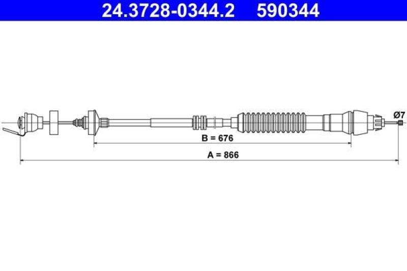 ATE Clutch Cable