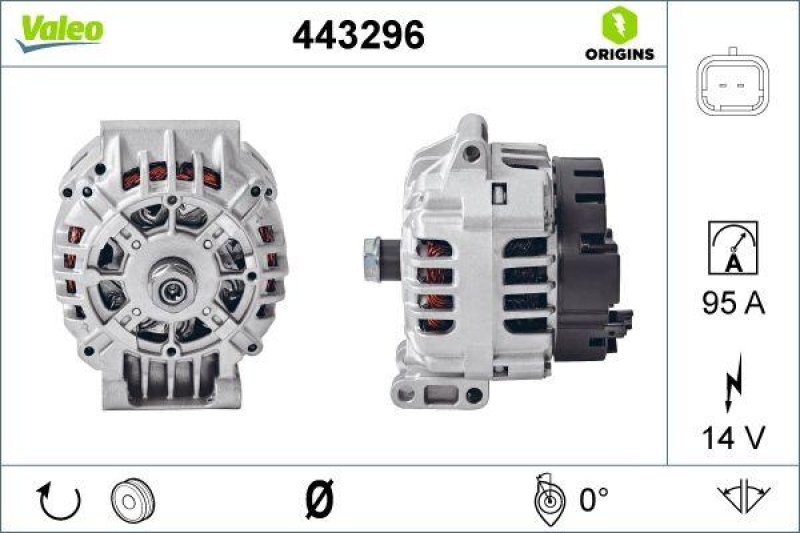 VALEO Alternator VALEO ORIGINS NEW