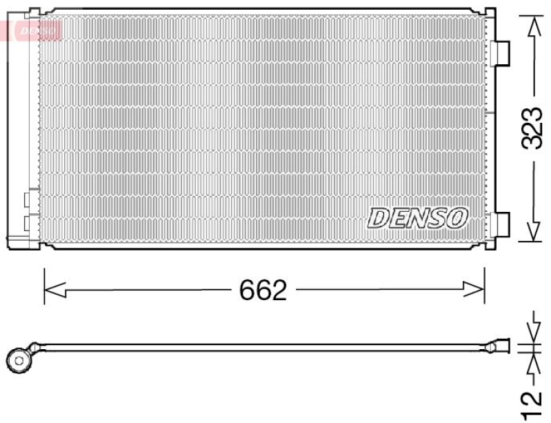 DENSO Kondensator, Klimaanlage