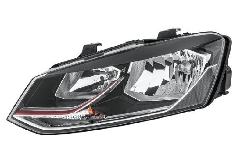 1x Hella Hauptscheinwerfer H7 Links passend für VW Polo 5 6R1 1.8 BJ ab ...