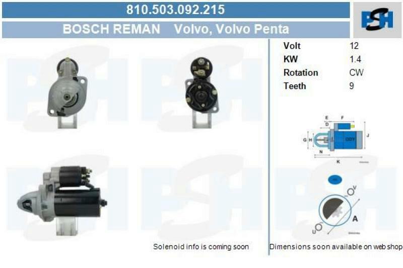 BV PSH Starter 810503092215