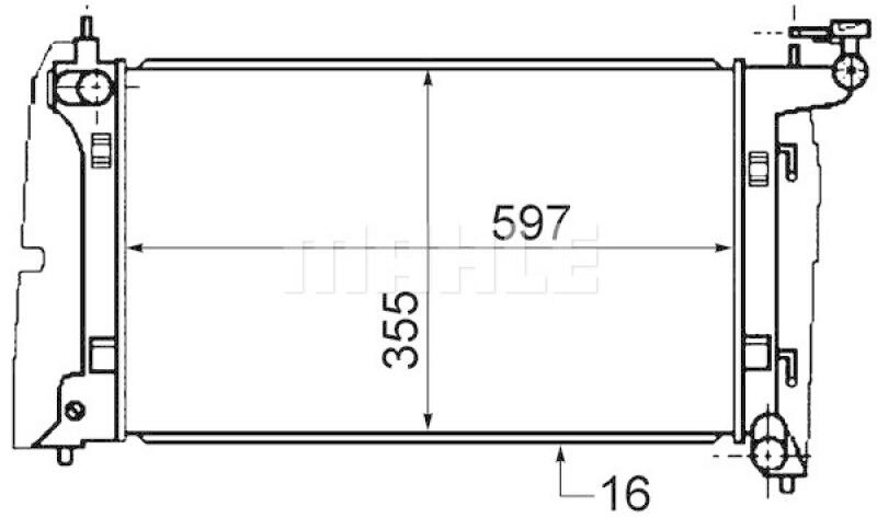 MAHLE Kühler, Motorkühlung BEHR