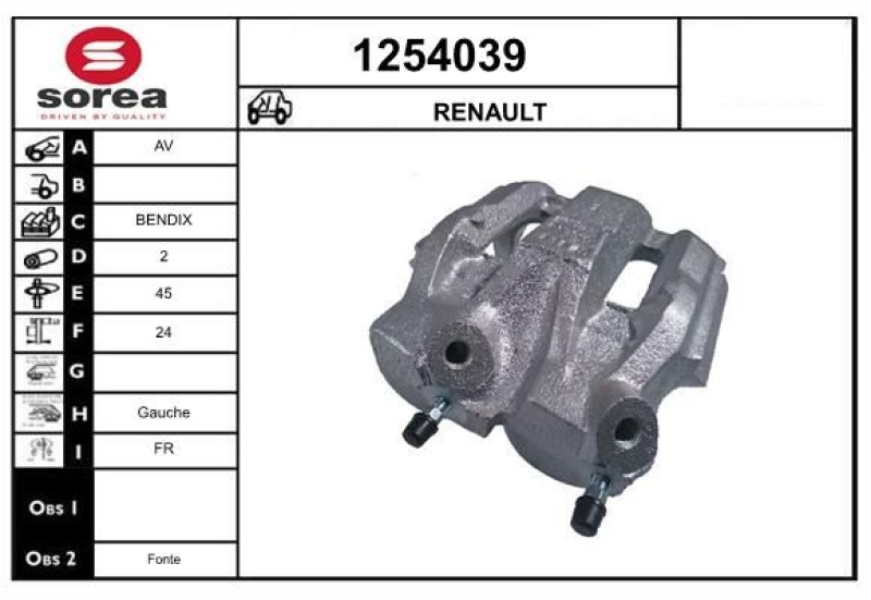 SNRA Brake Caliper