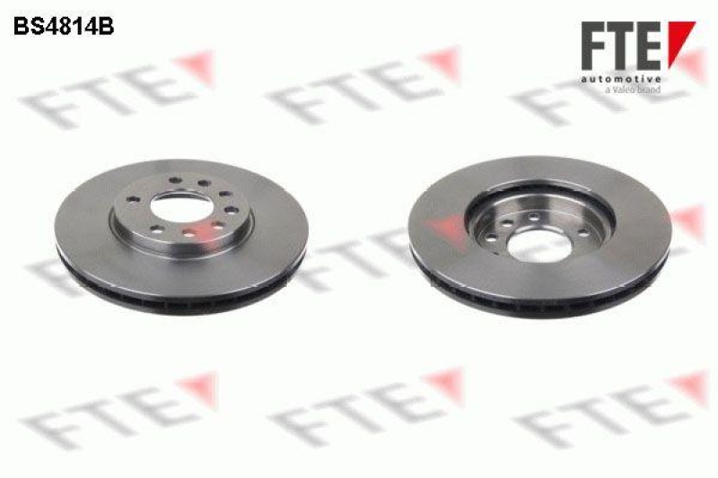 2x FTE Bremsscheibe COATED RANGE