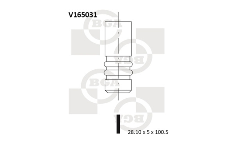 BGA Auslassventil V165031