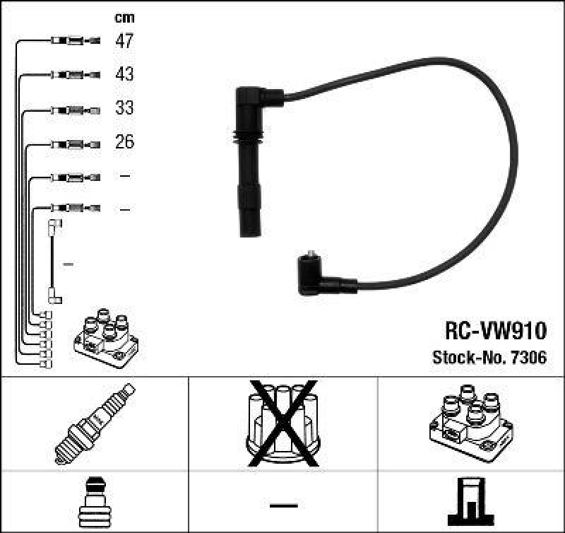 NGK Ignition Cable Kit
