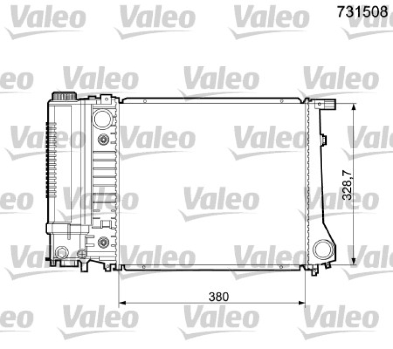 VALEO Radiator, engine cooling