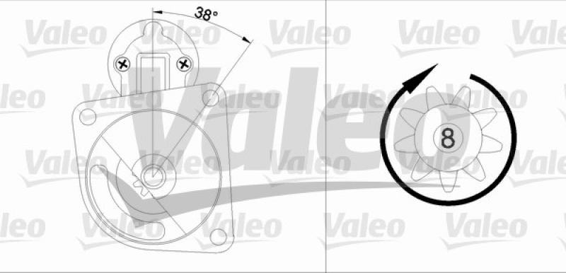 VALEO Starter VALEO RE-GEN REMANUFACTURED