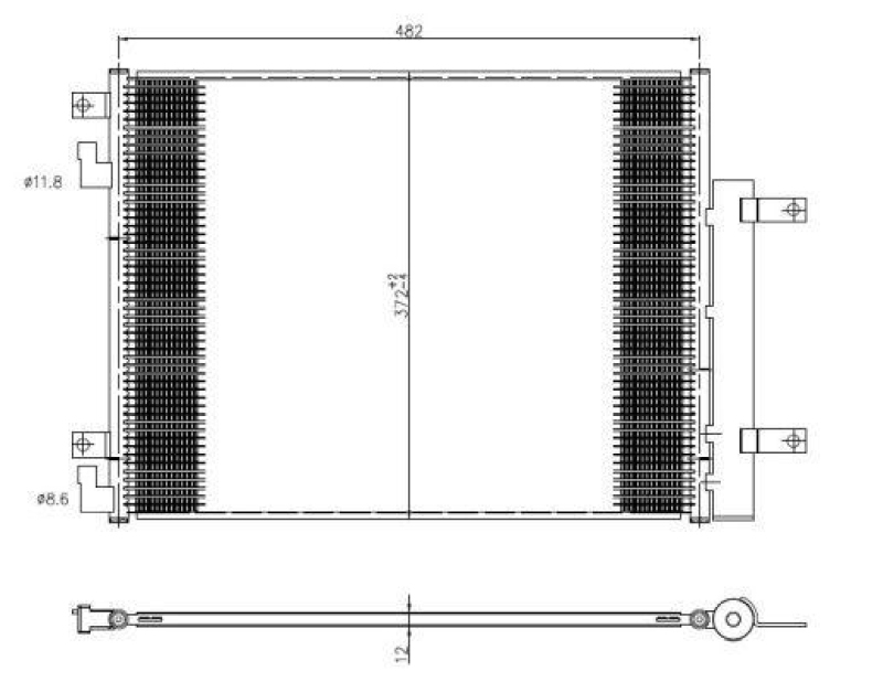 NRF Kondensator, Klimaanlage EASY FIT