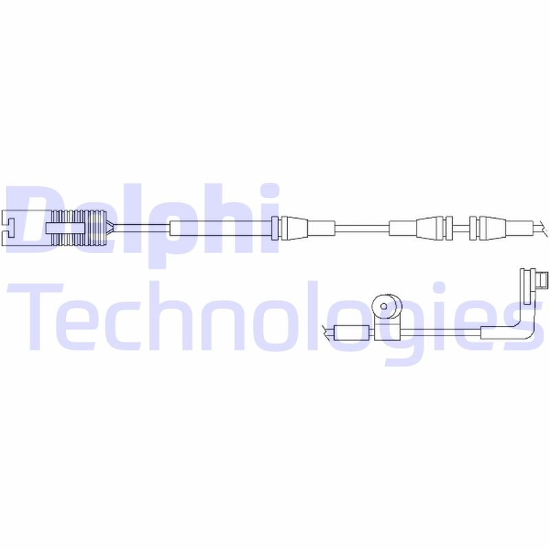 DELPHI Warnkontakt, Bremsbelagverschlei&szlig; LZ0172