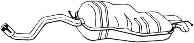 BOSAL Endschalld&auml;mpfer